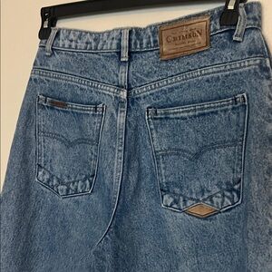 Vintage Straight leg Medium Blue Jeans By Crimson 28
